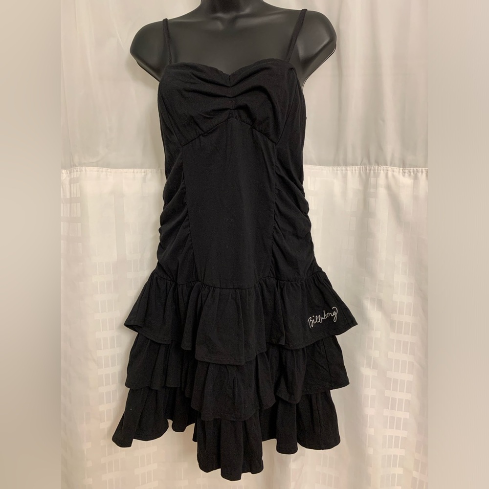 Billabong black cotton dress small